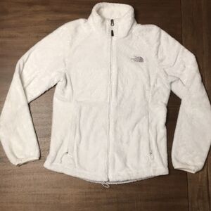 Warm white the north face jacket